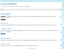 Tablet Screenshot of invoice-software.us